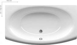 Фронтальная панель для ванны Evolution 170 см, белый CZ85000A00 Ravak