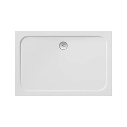 Поддон Gigant Pro Chrome 90х100х3 см, белый, искусственный мрамор, прямоугольный XA04A701010 Ravak