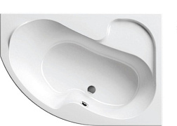 Акриловая ванна Rosa I 140х105 см, правая, белая, асимметричная CV01000000 Ravak
