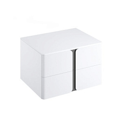 Столешница под раковину Balance 80х46,5 см, белый блестящий лак, без отверстия, из МДФ X000001371 Ravak