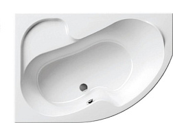 Акриловая ванна Rosa I 140х105 см, левая, белая, асимметричная CI01000000 Ravak