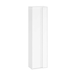 Шкаф-колонна Step 43х29х160 см, лакированный белый глянец, реверсивная установка двери, подвесной монтаж X000001430 Ravak