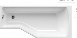 Фронтальная панель для ванны BeHappy 150 см, белый, правый CZ15100A00 Ravak