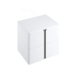 Столешница под раковину Balance 60х46,5 см, белый блестящий лак, без отверстия, из МДФ X000001370 Ravak